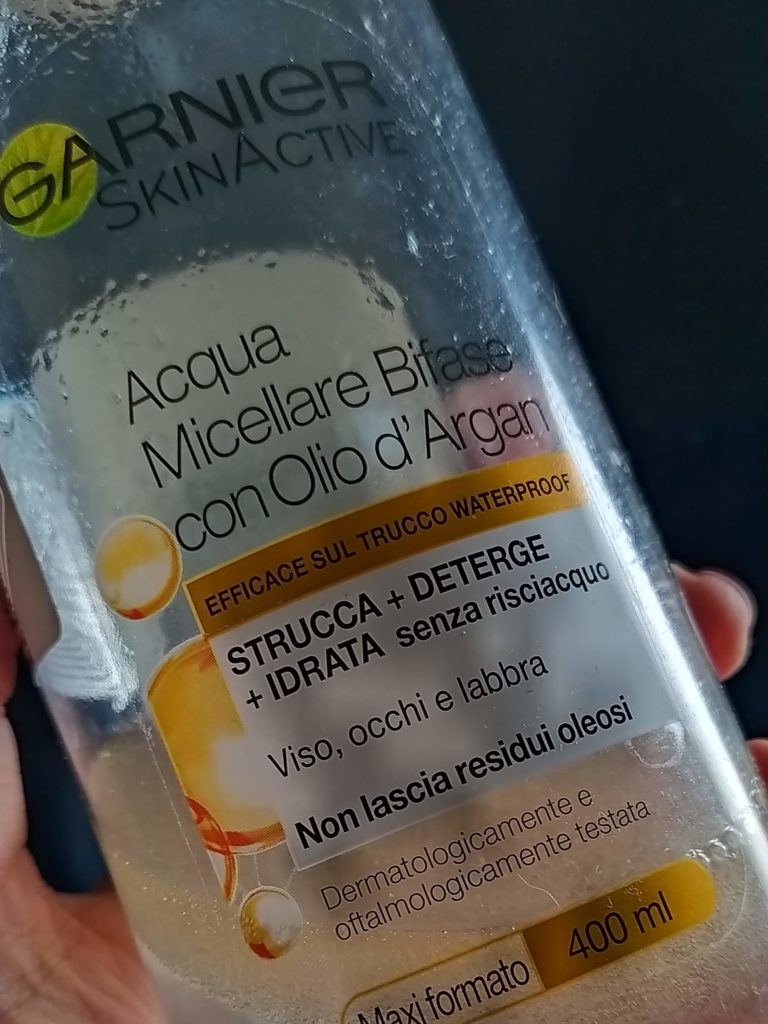 Garnier acqua micellare Bifasica con Olio di Argan